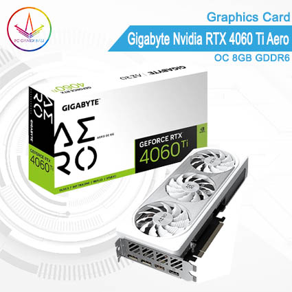PC Gamer Bali 1 - Gigabyte Nvidia RTX 4060 Ti Aero OC 8GB GDDR6