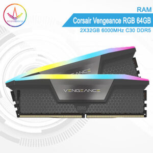 PC Gamer Bali 1 - RAM Corsair Vengeance RGB 64GB 2X32GB 6000MHz C30 DDR5