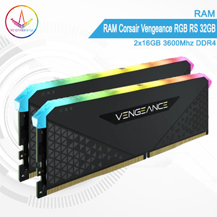 PC Gamer Bali 1 - RAM Corsair Vengeance RGB RS 32GB 2X16GB 3600Mhz DDR4