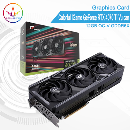 PC Gamer Bali - Colorful IGame GeForce RTX 4070 TI 12GB Vulcan OC-V GDDR6X