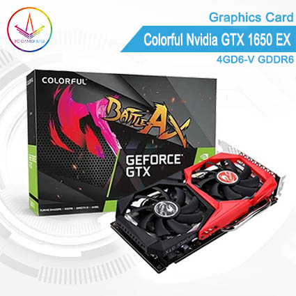 PC Gamer Bali - Colorful Nvidia GTX 1650 EX 4GD6-V GDDR6