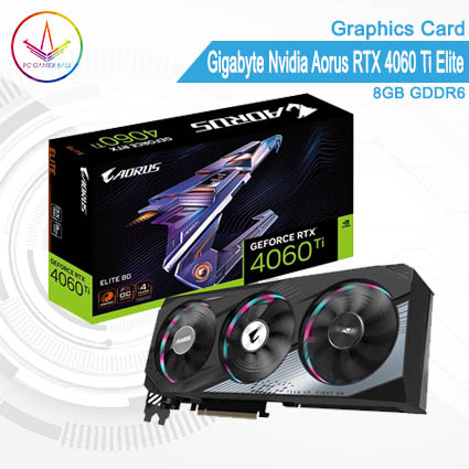 PC Gamer Bali - Gigabyte Nvidia Aorus RTX 4060 Ti Elite 8GB GDDR6