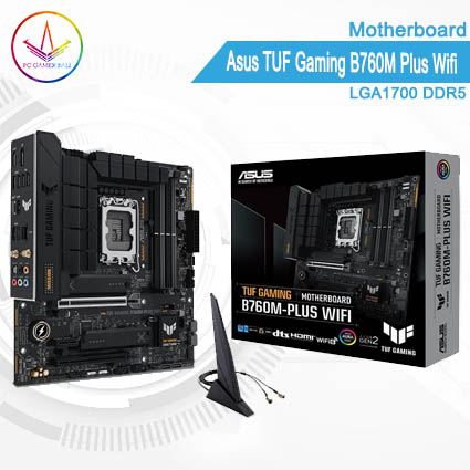 PC Gamer Bali - Motherboard Asus Tuf Gaming B760M Plus Wifi DDR5