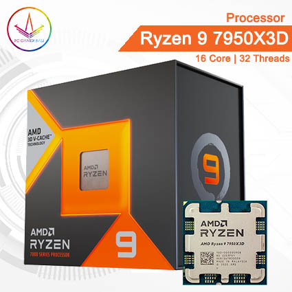 PC Gamer Bali - Processor AMD Ryzen 9 7950X3D AM5 5.7GHz