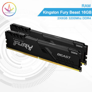 PC Gamer Bali - RAM Kingston Fury Beast 16GB 2x8GB 3200Mhz DDR4