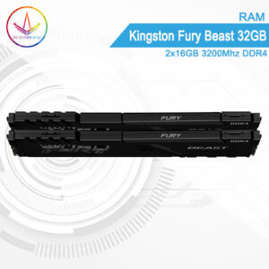 PC Gamer Bali - RAM Kingston Fury Beast 32GB 2X16GB 3200Mhz DDR4