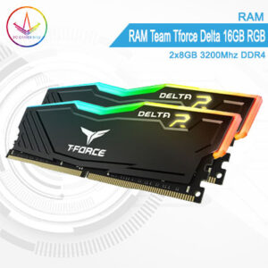 PC Gamer Bali - RAM Team Tforce Delta 16GB 2x8GB DDR4 RGB 3200Mhz DDR4