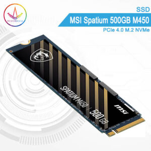 PC Gamer Bali 1 - SSD MSI Spatium 500GB M450 PCIe 4.0 M.2 NVMe
