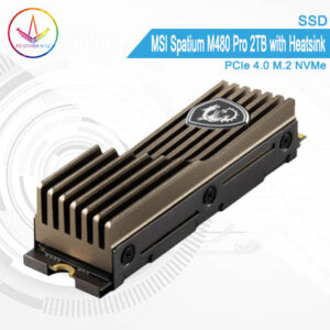 PC Gamer Bali - SSD MSI Spatium M480 Pro 2TB with Heatsink PCIe 4.0 M.2 NVMe