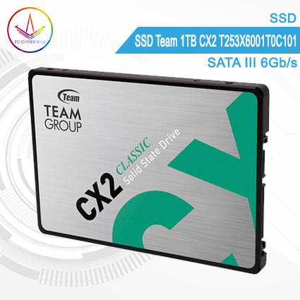 PC Gamer Bali - SSD Team 1TB CX2 SATA III 6Gbs-T253X6001T0C101