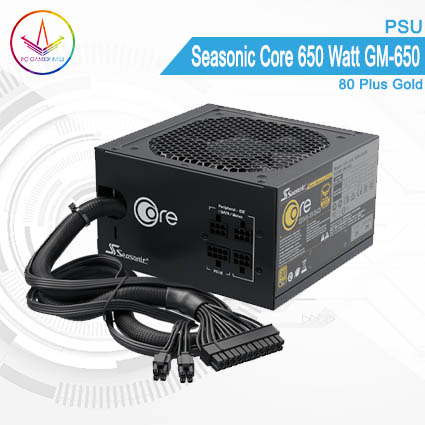 PC Gamer Bali - PSU Seasonic Core 650 Watt GM-650 80 Plus Gold