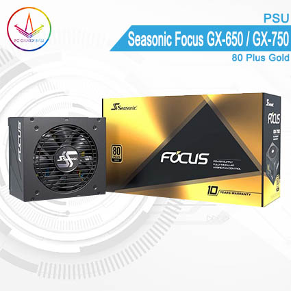 PC Gamer Bali - PSU Seasonic Focus GX-650 GX-750 80 Plus Gold