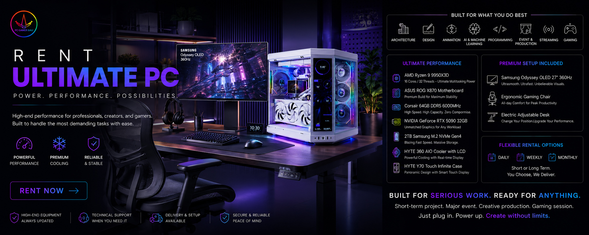rent pc ultimate bali